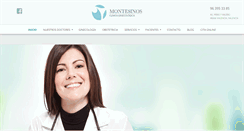 Desktop Screenshot of ginecologiamontesinos.com