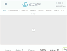 Tablet Screenshot of ginecologiamontesinos.com